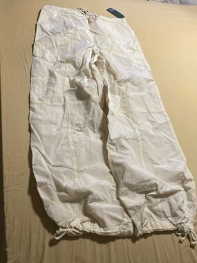 Wild fable Cream Cargo Drawstring Waist Pants
